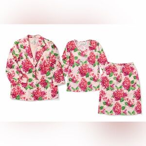 Linea Dell’Olio Floral 3-Piece Skirt Set – Jacket, Top & Skirt